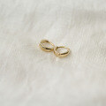 wholesale 9K Gold Minimalist Hoop Earrings with Vintage Charm, Unique and Ethereal Summer Design for Women-0-3