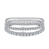 wholesale S925 Sterling Silver Fully 2mm Diamond Tennis Chain, Factory Direct-2.0mm, length: 16.5cm, weight: 7.17g