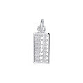 wholesale S925 Sterling Silver Fashion Minimalist Abacus Accessory Ingot Blessing Character Pendant Peace Bamboo Knot Ethnic Style Ornament-0-4