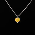 S925 Sterling Silver Moissanite Necklace, Minimalist Style, Ready Stock-0-6