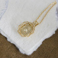 wholesale S925 sterling silver gold-plated two-piece versatile pendant for jewelry 25 spring new collection-0-5