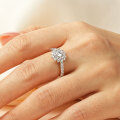 Metal Icy Snowflake Zircon Ring, Classic Fashion Commute, Cross-border Wholesale-0-2