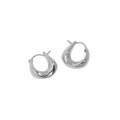 wholesale S925 sterling silver 004 lightweight luxury high-end sense ins niche minimalist irregular solid thick U-shaped earrings ear clips for women-0-5