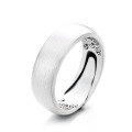 wholesale S925 Sterling Silver Vintage Antique Matte Crafted Ethnic Style Ring with Auspicious Inner Inscription "Fu"-0-4