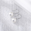 wholesale Metal material small fresh retro tassel pearl earrings simple women's ear stud ear drop jewelry temperament hot selling Europe and America cross-border ear drop-0-5