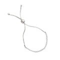 wholesale S925 Sterling Silver SA095 Korean-style Creative and Unique Handmade Snake Bone Chain Zircon Adjustable Bead Bracelet Jewelry-0-4