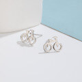 wholesale S925 Sterling Silver Playful Little Bicycle Earrings Fashionable Unique Niche Design Sense Ear Accessories Wholesale Supply-0-3