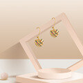 wholesale Metal Heart Earrings for Women Inlaid with Colorful Zircon, Light Luxury Design, Elegant and Versatile, Gift for Valentine's Day-0-1