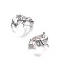 wholesale 925 silver cross-border Europe and America vintage great white shark hammerhead shark open ring trendy ins fashion ring-0-4