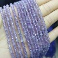 wholesale Metal, natural 2mm 3mm 4mm Uruguay amethyst faceted cut surface scattered beads amethyst cut corner football surface semi-finished beads-0-2