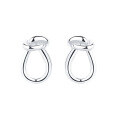 wholesale S925 Sterling Silver Korean Style Minimalist and Versatile Small Design Light Luxury Wind Earrings-0-4