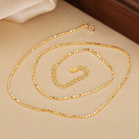 wholesale S925 Sterling Silver Ultra Sparkling Faceted Double Pearl Star Pendant Necklace for Women, Versatile Minimalist Collarbone Chain with DIY Pendant, Plain Chain.-Golden color   chain thickness 1.1mm (40+5cm/approx. 1.90g).