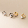 wholesale S925 Silver Pearl Ear Clasp, Simple and Elegant, Summer Petite Sweet Fashion Ear Accessories for Women M00979-0-0