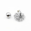 wholesale S925 Silver Cz Flower Belly Button Ring For Women-0-2