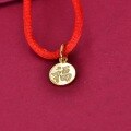 wholesale 925 Sterling Silver Retro Antique Chinese Style Round Pendant Fu Character Red String Bracelet Small Charm Bead DIY Jewelry Accessory-0-11
