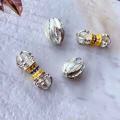 wholesale S925 Sterling Silver Filigree Gold-Plated Vajra Bead Accessory for DIY Bracelet Necklace Handmade Knotting Jewelry-0-3