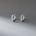 wholesale 999 Sterling Silver Fresh and Sweet Ins Style Niche Design Exquisite and Versatile Hollow Hoop Earrings M05550-0-0