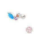 wholesale S925 Sterling Silver Diamond-Studded Cartilage Earring,-0-6