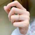 wholesale S925 silver new jewelry, fashion minimalist thin plain ring, niche design, ins-style accessories-0-3