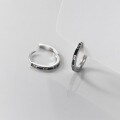 wholesale S925 Sterling Silver Circular Ear Clasp Summer High-End Minimalist Style Women's Earrings M03658-0-0