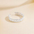 wholesale 925 Silver Fashionable Phoenix Tail Wheat Hollow Out Index Finger Ring for Women, Light Luxury Trendy Wide Band Open Adjustable Ring-0-5