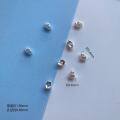 wholesale 999 Sterling Silver Irregular Small Ingot Broken Silver Beads DIY Bracelet Necklace Crystal Bead Broken Silver Accessories-0-1