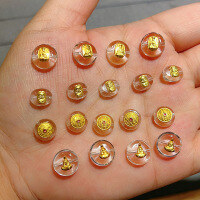 wholesale S925 silver gold-plated natural white crystal faceless Buddha Tara loose beads through-hole accessories DIY semi-finished new products-White Crystal Road