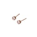 wholesale Sterling Silver S925 Ear Studs Women Japanese Style Minimalist Personality Small Fresh Single Diamond Ear Studs Temperament Sweet Earrings G2607-0-4