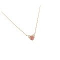 wholesale 9k Gold Pink Tourmaline Necklace, Yili Jewelry Summer New Collection, Small Batch Fresh and Cute Style Forest Theme-0-4