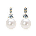 Sterling Silver Pearl Earrings for Women, Fashionable and Elegant Wholesale Design-0-5