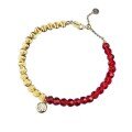 wholesale S925 Silver Gold-Plated "Lucky Cat's Eye" Bead Bracelet, Premium and Exquisite Festive New Style-0-4