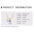 925 Silver 2-Carat Pink Diamond Invisible Necklace Mermaid's Tear Dopamine Pendant-0-41