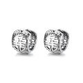 wholesale Aged S925 Sterling Silver Chinese-style Double Happiness Hollow Ear Clips with Ethnic Retro Design and Versatile Appeal-0-5
