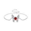 wholesale S925 Sterling Silver Moissanite Butterfly Intricate Craftsmanship Premium Edition Bracelet Cross-Border Hot-Selling Jewelry High-End Gift for Best Friend-0-9
