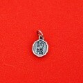 wholesale 925 Sterling Silver New Chinese Style Retro Wealth and Fortune Attracting Red Rope Small Pendant DIY Bracelet Phone Strap Pendant Silver Accessory-0-5
