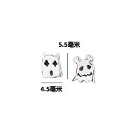 wholesale 925 Silver Cute Animal Pure Silver Stud Earrings Element Simple Minimalist Light Luxury Style Non-removable Earrings-Halloween doll sterling silver earrings