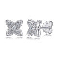 wholesale S925 Sterling Silver Women's Bow Pearl Earrings, Fashionable Multi-style Ear Accessories, Korean Personality Elegant Ear Studs Wholesale-0-11