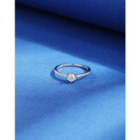 wholesale S925 Sterling Silver 40-Point Moissanite Diamond Couple Rings Matching Bands for Men and Women Engagement Wedding Ring Gift-40-point moissanite ring 925 silver  US size 9