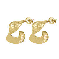 wholesale Sterling Silver European and American Gold Earrings for Women, Light Luxury Niche Geometric Design, High-End Unique Ear Drops, Hong Kong Style Stud Earrings-Platinum 2.65g 925 silver