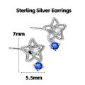 wholesale Metal: S925 Sterling Silver Cute Star Ear Studs For Women, High-end Sense, Sweet, Ins Style, Popular Luxury Sterling Silver Earrings, Adorable-0-16