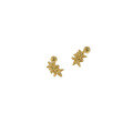 wholesale S925 Sterling Silver 622/623 Korean Version Ins Niche Design Minimalist Versatile Starfish Screw Bead Twist Closure Stud Earrings-0-8