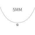 wholesale 925 Sterling Silver Cross-Border European and American Women's Small Luxury Tassel Geometric Pendant Stackable Layering Collarbone Necklace-0-7