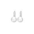 wholesale S925 Sterling Silver Swarovski High Heel Pearl Ear Hook for Women, Korean Spring and Summer New Arrival, Elegant French-style Versatile Earrings-0-4