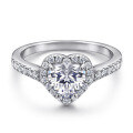 wholesale S925 Sterling Silver 1-carat Heart-shaped Moissanite Ring Women's Jewelry Three-piece Set High-end Silver Accessories-0-3