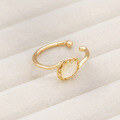 wholesale S925 Gold Plated 14K Gold with White Shell Ear Clips, Minimalist and Versatile-0-0