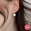 wholesale 925 Sterling Silver Luxury Super Sparkling Diamond-Studded Earrings, Korean Style Hot-Selling Designer Earrings for Women-0-3