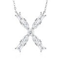 wholesale 925 Silver Cross-Border New Fashionable Ins Style Light Luxury Niche Necklace Women's Summer Accessory That Does Not Fade-0-28