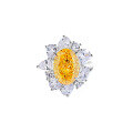 wholesale S925 Sterling Silver Goose Yellow Ring for Women, Small and Luxurious, Ice Flower Zirconia Rectangular High-Carbon Diamond Ring Collection-0-10
