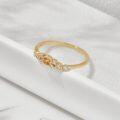 wholesale S925 Gold-Plated Sterling Silver with Natural Citrine, Autumn New Korean Light Luxury Starry Ring for Women Wholesale-0-3