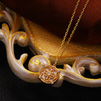 wholesale S925 Sterling Silver New Original Baroque Pearl-Edge Four-Leaf Clover White Shell Pendant Women's Fashion Necklace-Vintage style white shell bead pendant 925 silver